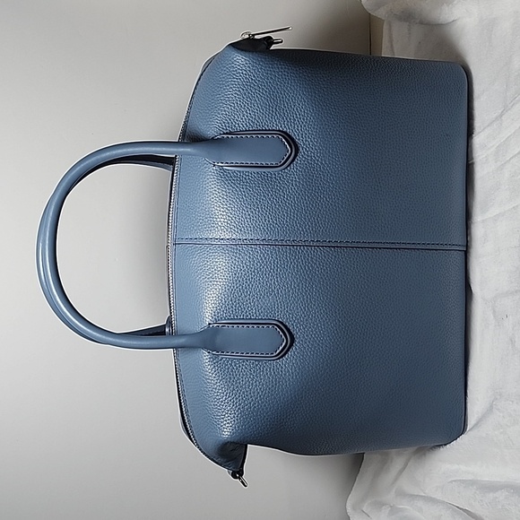Michael Kors Hyde Denim Blue Satchel - Picture 8 of 8